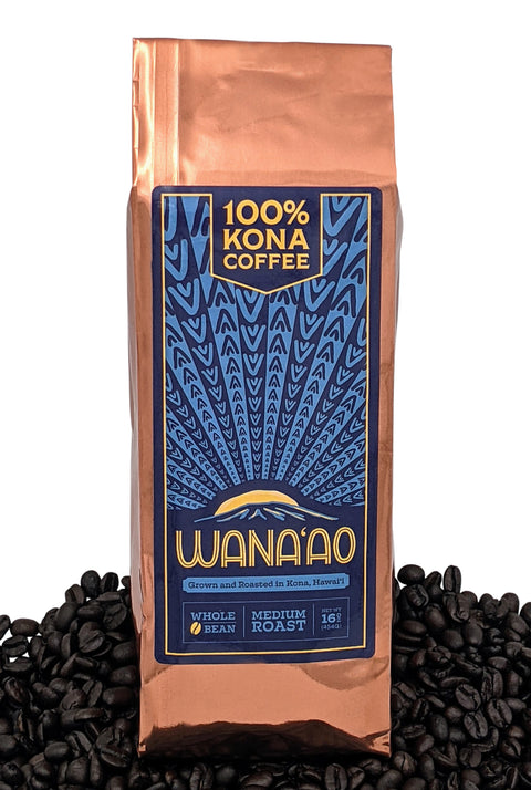 16oz Bag of pure 100% Kona Coffee
