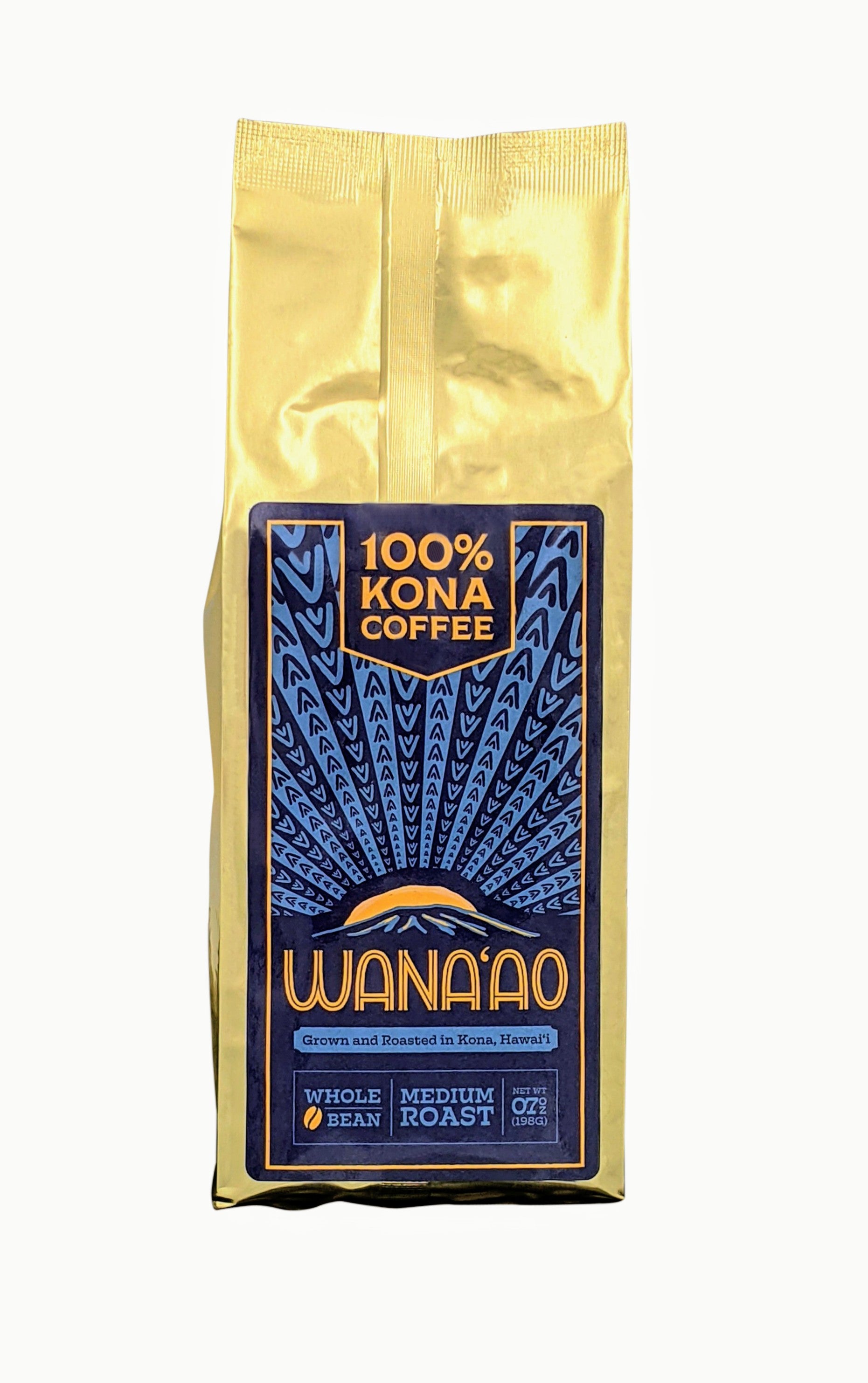 7oz Bag of pure 100% Kona Coffee | Wana'ao Kona Coffee